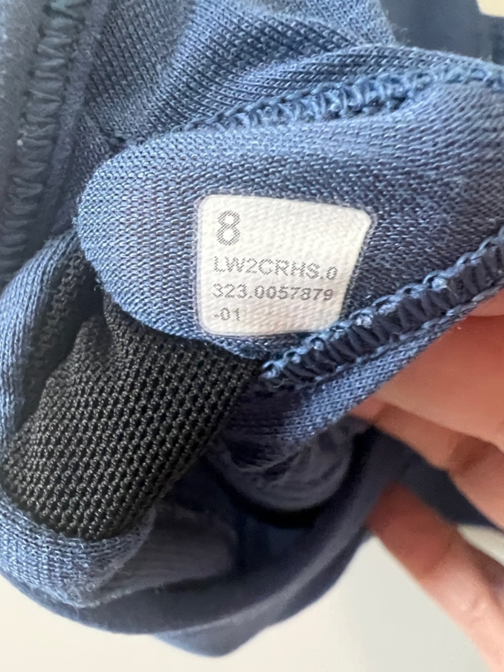 Lululemon flow y bra size 8 color blue - Picture 4 of 4